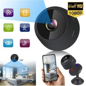 Resim Ally Mobile Ally A9 1080p Mini Wifi Kamera Gece Görüşlü Hareket Sensörlü Mini Dv Kamera 