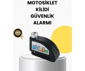 Resim Midas Toptan Home Çelik Gövdeli Alarm Disk Kilidi Motosiklet ve Bisiklet Için Güvenlik 