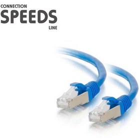 Resim C.Speeds Lıne Ag-C601 Cat6 Utp 1 Metre Mavi Patch Kablo 