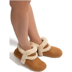 Resim Asia Kadın Kürklü Ev Botu Kahverengi 37/41 Kahve 