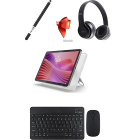 Resim Lenovo M10 4 gb 128 gb 10.1 Tablet+Kılıf+Klavye+Mouse+Kalem+Kulaklık 