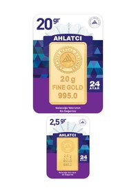 Resim Ahlatcı Kuyumculuk 24 Ayar-22.5 Gram Külçe Altın 