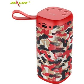 Resim Xindoker Zealot S35 Taşınabilir Bluetooth Hoparlör - Dış Mekan İçin Su Geçirmez, 10m Bluetooth Menzili, 3d Hıfı Stereo, 1500mah Pil, Kırmızı Kamuflaj 