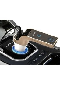 Resim Carg7 Bluetooth Araç Fm Transmitter Usb Girişli 
