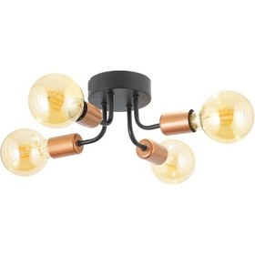 Resim Retro Akrep Modern 4'lü Plafonyer Tavana Monte Avize M 