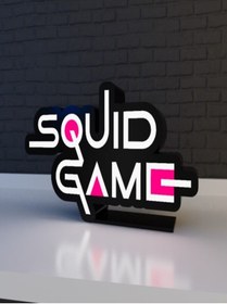 Resim Devotech SQUID GAME led ışıklı masa lambası 