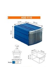 Resim Sembol Plastik Oval Çekmeceli Kutu Y-110 (5 ADET) 