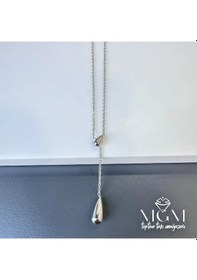 Resim Çelik Su Damlası Kolye Çok renkli 