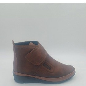 Resim Kadın Kışlık Kısa Rahat Ve Şık Bot Taba 