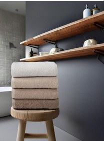 Resim 4 Lü Mutfak Havlusu Lina - 30x50 Kahverengi 