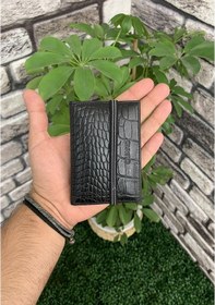 Resim Guard Siyah Croco Desenli Lastikli Spor Kartlık - Grd2403xw22326 Siyah 