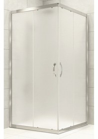 Resim Durul Duşakabin 70X70Cm Kare Parlak Profil Buzlu 5Mm H:190 Buzlu 