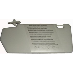 Resim Fıat Albea Palio Güneş Siperliği Gri Tek Sol Cepli -o- - Öz-iş 