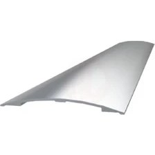 Resim Laminant Parke Eşik Profili, Alüminyum Bantlı, Parlak Krom, 40 Mm, 2.7 M 