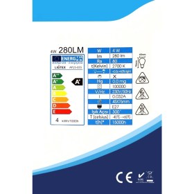 Resim Begüsa Rustik LED Sarı Top Ampul 