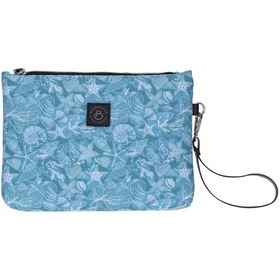 Resim Ocean Bloom Clutch / El Çantası Portföy Turkuaz 
