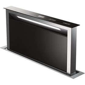 Resim Franke FDW 908 IB XS 110.0365.588 B.Glass Downdraft Siyah Ankastre Davlumbaz Franke