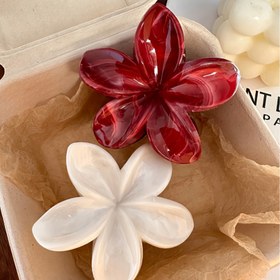 Resim 2 adet Kadınlar için Canlı Pembe Saç Tokaları - 8.0cm Mermer Desen, Hafif Plastik, Bohem Tarzı, Düz Renk Günlük, Rahat, Parti, İşe Giderken, Tatil, Üst Saç, At Kuyruğu, Yüz Yıkama, Makyaj, Giyim Aksesuarları, Romantik Aşk 