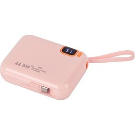 Resim Ixtech Ix-pb024 10.000 Mah Powerbank Kablosuz Şarj Cihazı 22.5w Pembe Pembe 