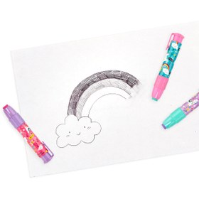 Resim Ooly Click It Funtastic Friends Silgi - Mor - 3 YAŞ VE ÜZERİ 