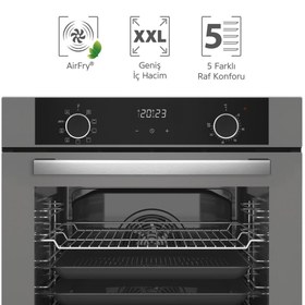 Resim Simfer 8217 Airfry 10 Fonksiyonlu Fırıın - Silver 