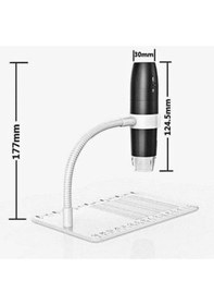 Resim Dijital Mikroskop Usb Wifi Bağlantılı 1000x Zoom Kameralı Kablosuz Dijital Mikroskop Siyah Renk 