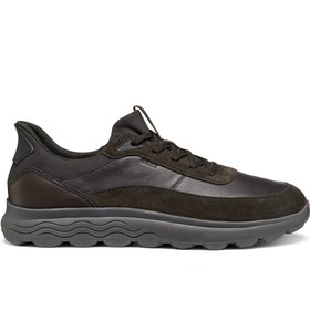 Resim Geox Erkek Kahverengi U Spherıca Plus A - Nappa+Sued Bağcıklı Süet Sneaker - Kahverengi / 4 