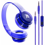 Resim Kensa Kh-08 AuX kablolu Mikrofonlu Kulaklık Mavi 