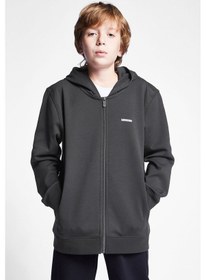 Resim Lescon Çocuk Fermuarlı Kapüşonlu Sweatshirt 25s-3226-25b 