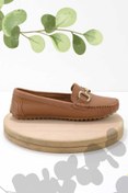Resim Bambi Taba Hakiki Deri Kadın Loafer Ayakkabı K01257020303 