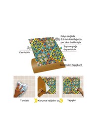 Resim Tink Kendinden Yapışkanlı Talavera Desenli Pvc Karo 30x30 Cm 