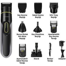 Resim Goldmaster Aksiyon 17 Kademeli 10 In 1 Standlı Tıraş Makinesi 