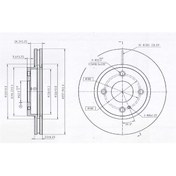 Resim Fren Dısk On Hava Kanallı 258-4- Ford Fıesta 2008- Mga 50474 Oem 