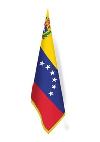 Resim Venezuela Bayrağı -ofis-makam-toplantı Odaları - Saçaklı Makam Bayrağı 1 