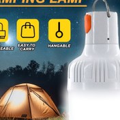 Resim 2 adet USB Şarj Edilebilir Kamp Lambası, Kanca ile Taşınabilir Gece Lambası, ABS Malzemeli Acil Flaş Lamba, Kamp, Keşif ve Balıkçılık için Açık Hava Ev 