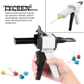 Resim Kagen Diş Ölçü Karıştırma Dağıtım Tabancası Evrensel Dağıtıcı Tabancası 1:1 /1:2 Silikon Kauçuk Dağıtıcı Tabancası 10:1 Diş Hekimi Araçları (Yurt Dışından) 