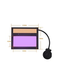 Resim Didadodo Otomatik Kararan Güneş Enerjili Maskesi - Geniş Görüş Açılı, Konforlu Ve Ayarlanabilir, Yeni Tasarım 