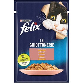 Resim Felix Somonlu Yaş Kedi Maması 85 G 