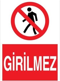 Resim Girilmez Uyarı Tabelası - 50x70 Foreks - GÇ2 