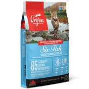 Resim Orijen Six Fish 6 Balıklı Tahılsız Kedi Maması 5,4 Kg 