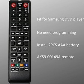 Resim Yeni AK59-00149A Samsung Bluray Disk Oynatıcı Uzaktan Kumanda BD-JM57 BD-J5700BD-ES5000 BD-ES5300 BD-F5100 BD-FM57C BD-HM59 BDFM51 BDFM57C BDH5100 BDH599A için uygundur 00 BDHL M51 BDJ5100 BDJ5700 