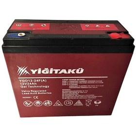 Resim Yiğit Akü 12 V 24 Ah Jel Elektrikli Motosiklet Aküsü 