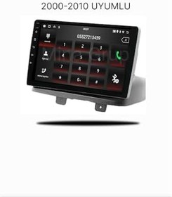 Resim Fiat Doblo (2000-2008) Android Multimedya Navigasyon Sistemi - 9 İnç HD Dokunmatik Ekran - Kablosuz CarPlay & Android Auto - Geri Görüş Kamerası Hediyeli (6, GB) 