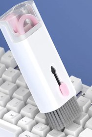 Resim TechnoStation 7in1 Klavye Temizleme Kulaklık Temizleme Kiti Sprey Hazneli Klavye Tuş Çıkarma Aparatlı Set 