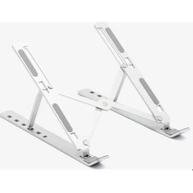 Resim Katlanabilir Metal Laptop Standı - Taşınabilir Ve Çok Fonksiyonlu 