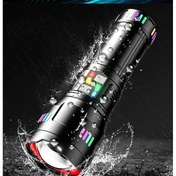 Resim Pro F-3002 Alüminyum Tg Led Gece Şeritli Type-c Şarjlı El Feneri 