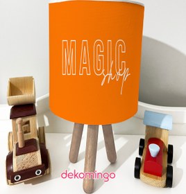 Resim dekomingo ABAJUR TURUNCU MAGIC BTS BEBEK VE ÇOCUK ODASI 