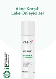 Resim Veela Leke Karşıtı Yüz Temizleme Jeli Tea Tree Facial Gel 