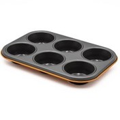 Resim Aryıldız 6'lı Muffin Kalıbı Turuncu 