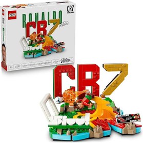 Resim LEGO Editions Cristiano Ronaldo - Unutulmaz Futbol Anları 43012-10 Yaş ve Üzeri Çocuklar için Minifigür ve Koleksiyonluk Levha İçeren Yaratıcı Oyuncak Yapım Seti, Hediye Fikri (490 Parça) 